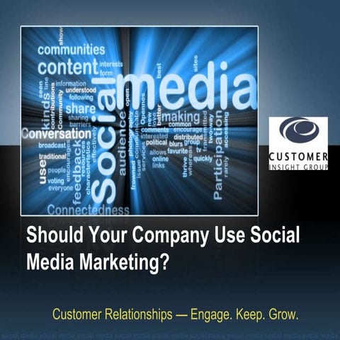 Should Your Company Use Social Media Marketing?