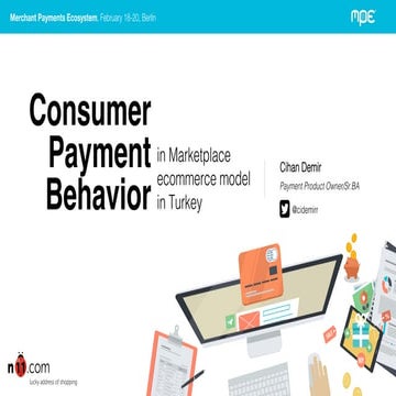 Online Payment Landscape in Turkey, MPE2015, Berlin 