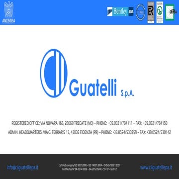 C.I.I. Guatelli S.p.A. - Presentation (ENG)