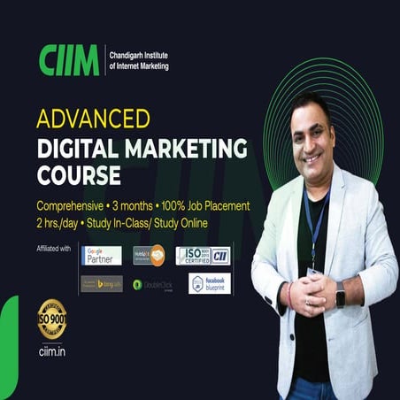 Ciim advance digital  marketing  certification_syllabus  