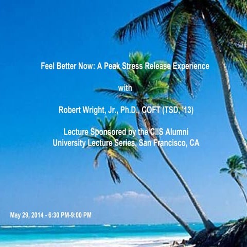 Feel Better Now: A Peak Stress Release Experience