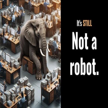 Generative AI: it's STILL not a robot (CIJ Summer 2025)