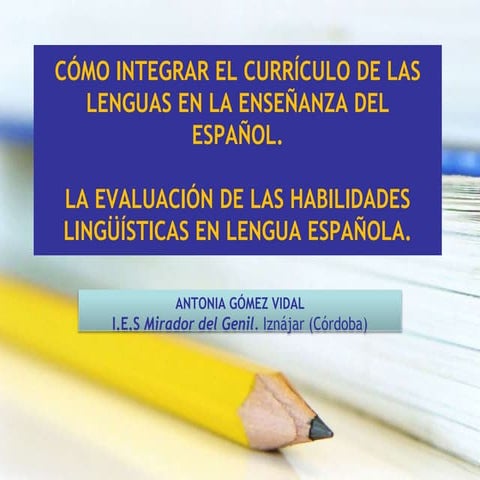 CIL en el IES Mirador del Genil