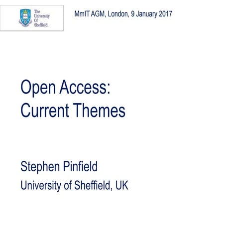 Open Access - Current Themes