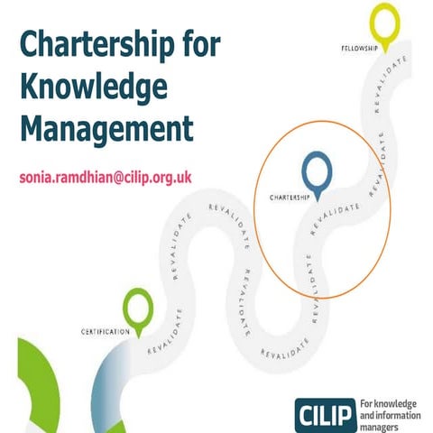 Chartership for Knowledge Management | PPTX