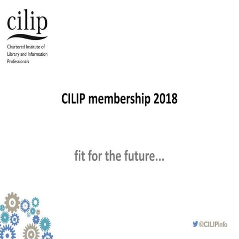 CILIP Membership 2021 presentation | PPTX