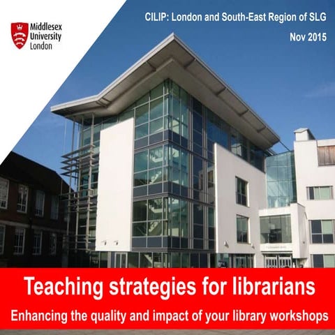 CILIP School Libraries Group Nov 2015