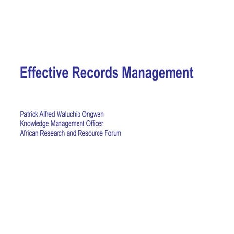 Recordsmanagement