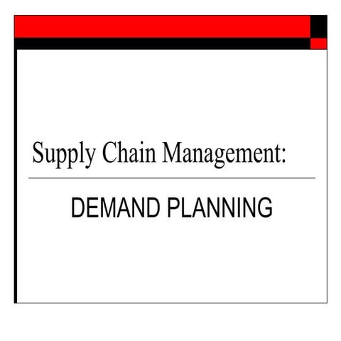 Cilt   demand planning.