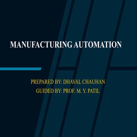 Manufacturing Automation