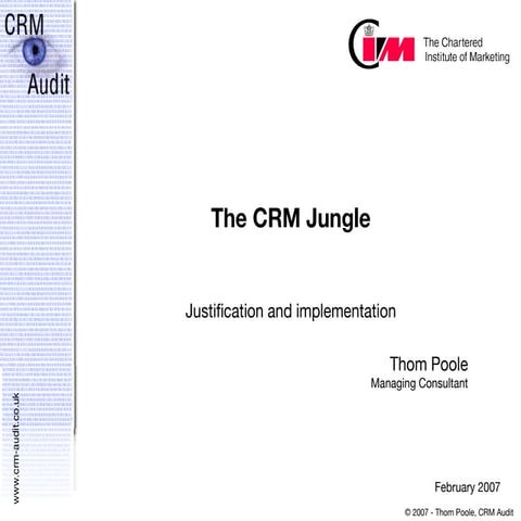 The CRM Jungle