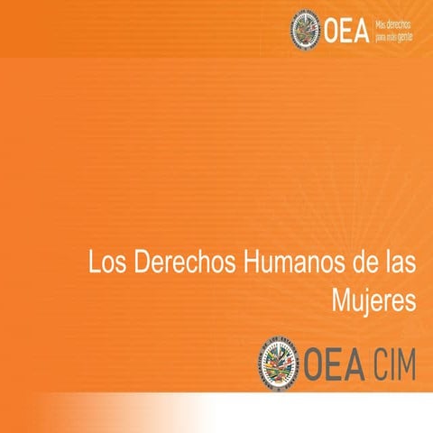 Derechos humanos de las mujeres | PPT