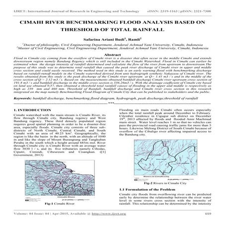 A Study on Intensity of Rainfall in Urban Bangalore Areas | PDF