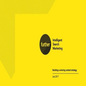 Where to start when building a content strategy