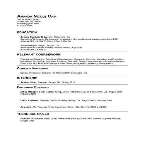 Michelle Resume | DOCX