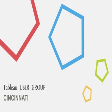 Cincinnati Tableau User Group Event #1