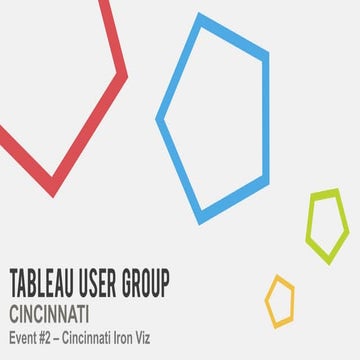 Cincinnati Tableau User Group Event #2
