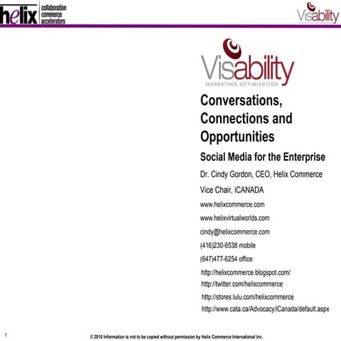 Social Media For The Enterprise 