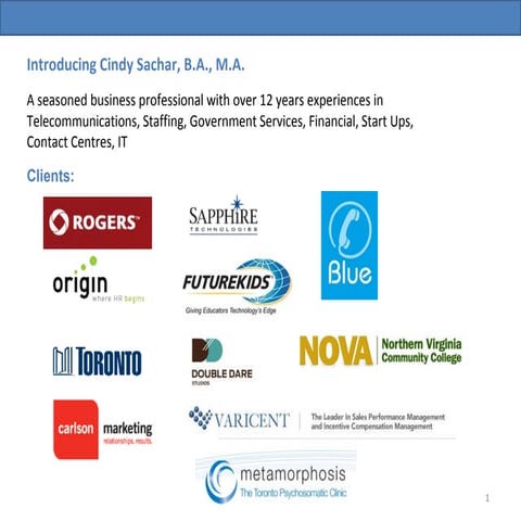 Cindy Sachar Overview