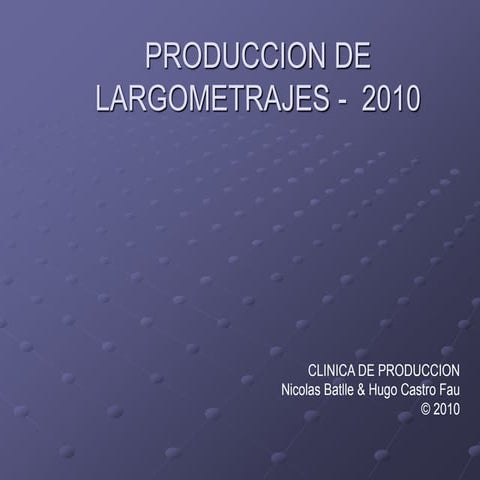 Glosario Actualizado de Cine Argentino 2010