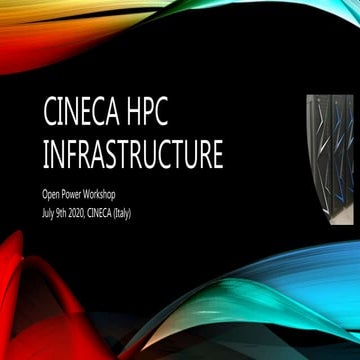 CINECA HPC Infrastructure