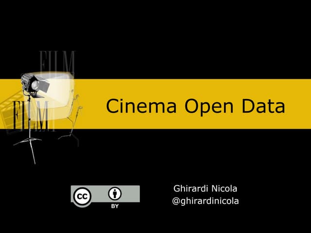 Cinema open data 