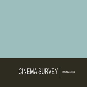 Cinema survey