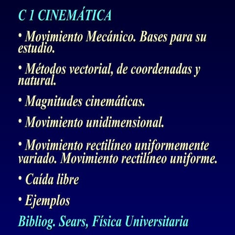 Cinematica | PPT