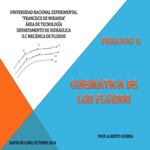 Cinematica de fluidos