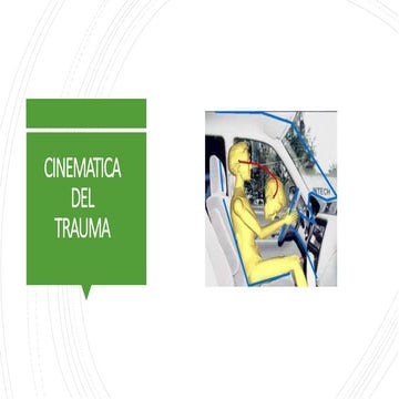 Cinematica Del Trauma Cinematica Del Trauma