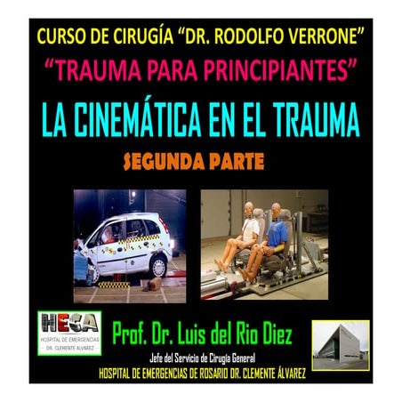Cinematica del trauma en accidentes vehiculares | PPTX