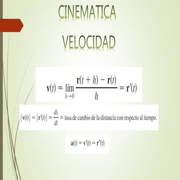Cinemática