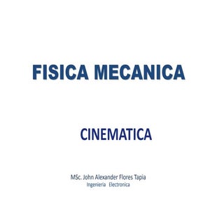 Cinemática