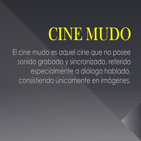 Cine mudo. roberto saller