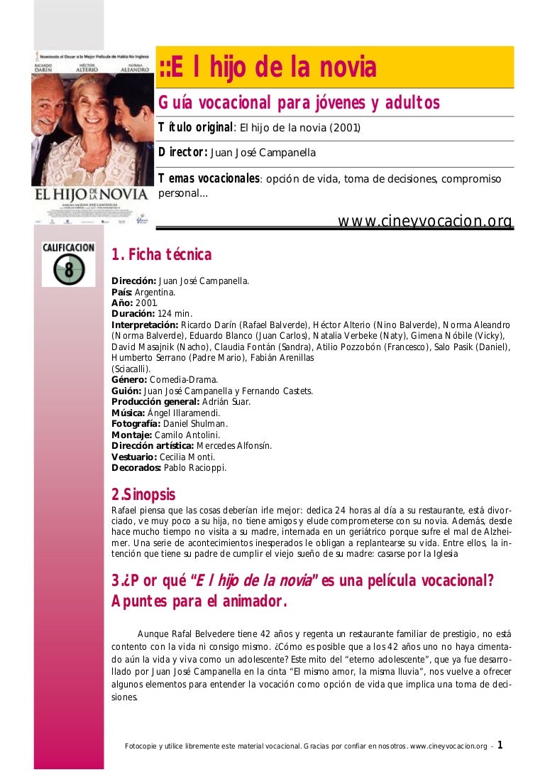 El Hijo De La Novia