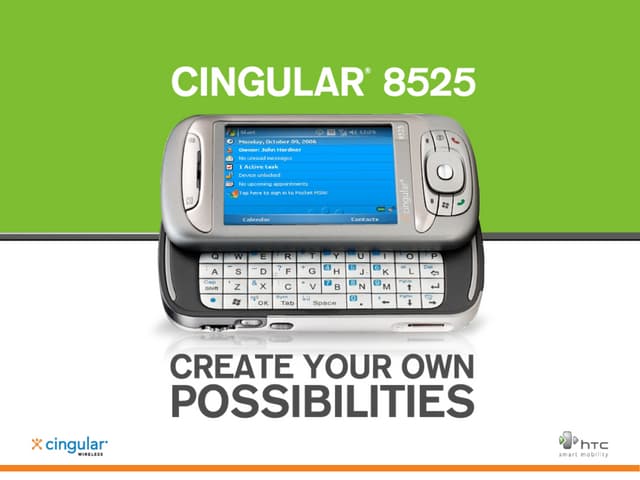 HTC and Cingular Launch First Tri-band 3G PDA Phone in the