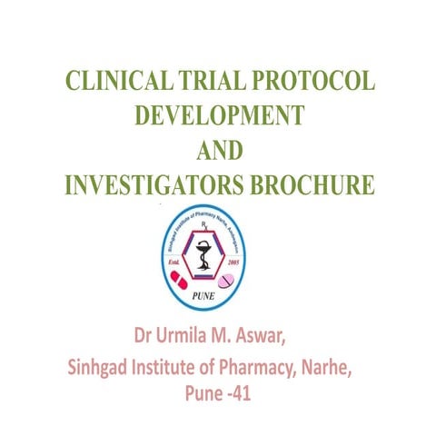 Cinical trial protocol writing
