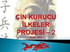 Cin kurucu ilkeler 2 sun tzu sunum