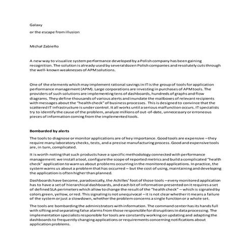 CIO Interview about Flopsar APM - Application Performance Management 