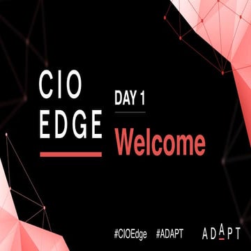 Welcome and Insights from ADAPT