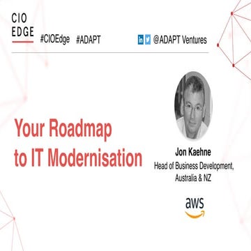 roadmap to IT modernisation