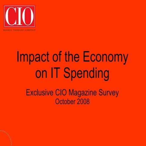 CIO IT Budget & Staffing Survey