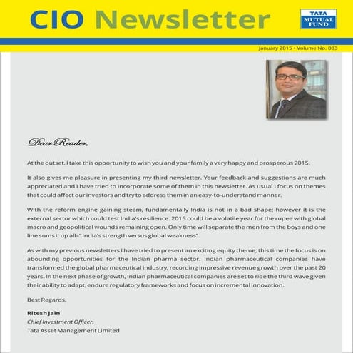 CIO Newsletter - Third Edtion