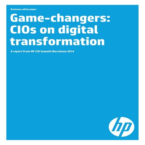 A Report from HP CIO Summit Barcelona 2014