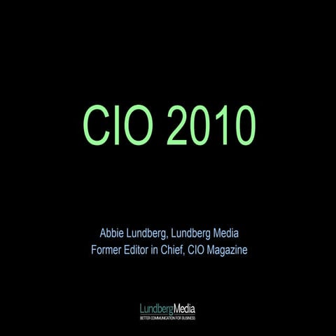 CIO 2010