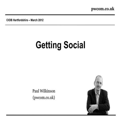 Construction: Getting Social