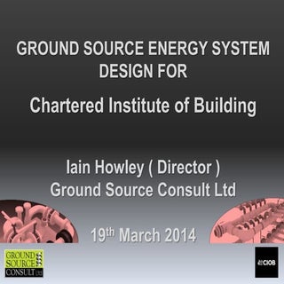 Ground Source Energy - System Design
