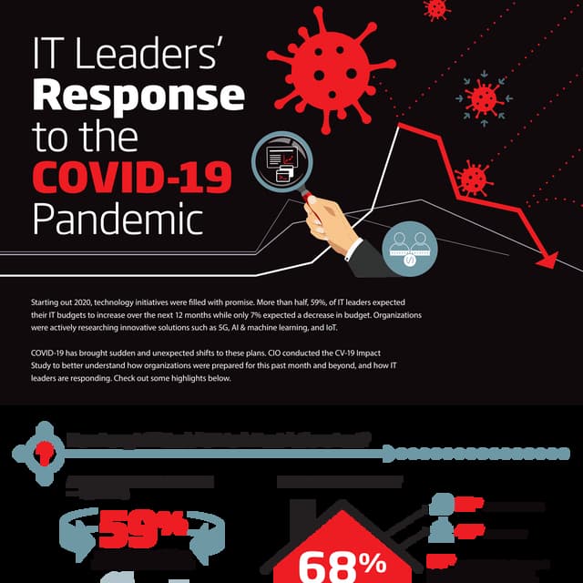 CIO COVID-19 Impact Survey, Infographic