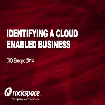 What Does a Cloud Enabled Business Look Like?