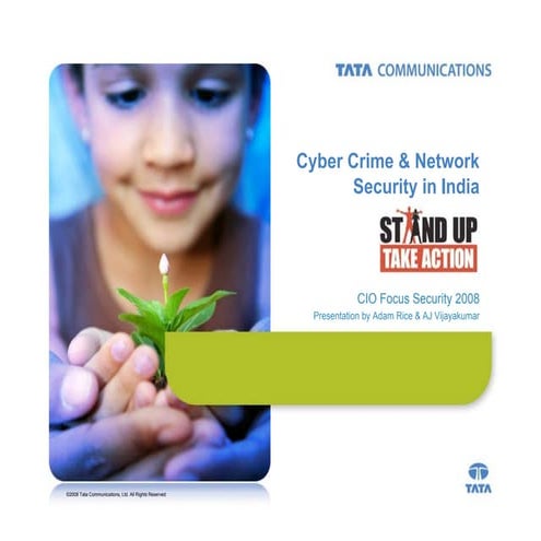 Cyber Crime and Network Security in India